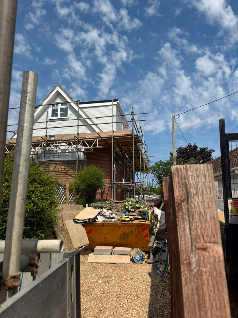 Domestic renovation access by A&S Scaffolding